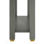 Console de 62,9 po avec console minimaliste moderne, canapé d'entrée en bois de pin massif avec détails en métal, tablette de rangement ouverte-548984784