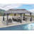 L 20 pi. X 10 pi. D Pavillon de jardin en acier-64096964