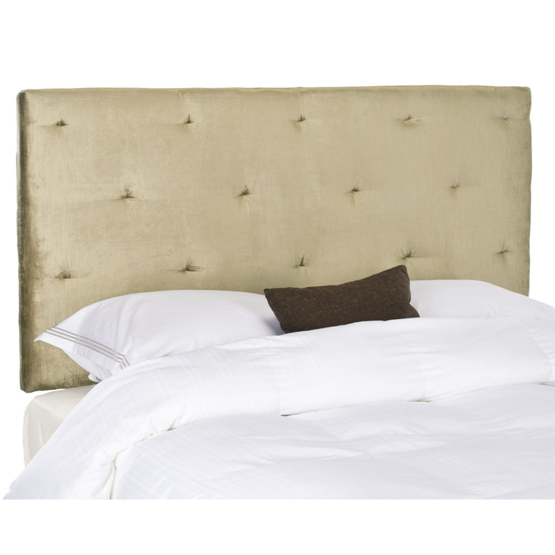 Orpington Upholstered Headboard, Full, Olive Green