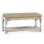 Summer Retreat Wicker Shelf Storage Bench-71425142-86505838