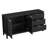 U_STYLE Minimalist Wave-Pattern Sideboard With Functional Storage