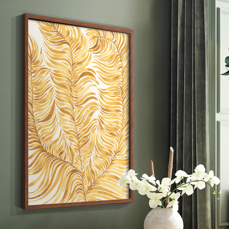 «Quiet Harmony IV», reproduction encadrée - bois massif, H 14 po x l 11 po, Brun
