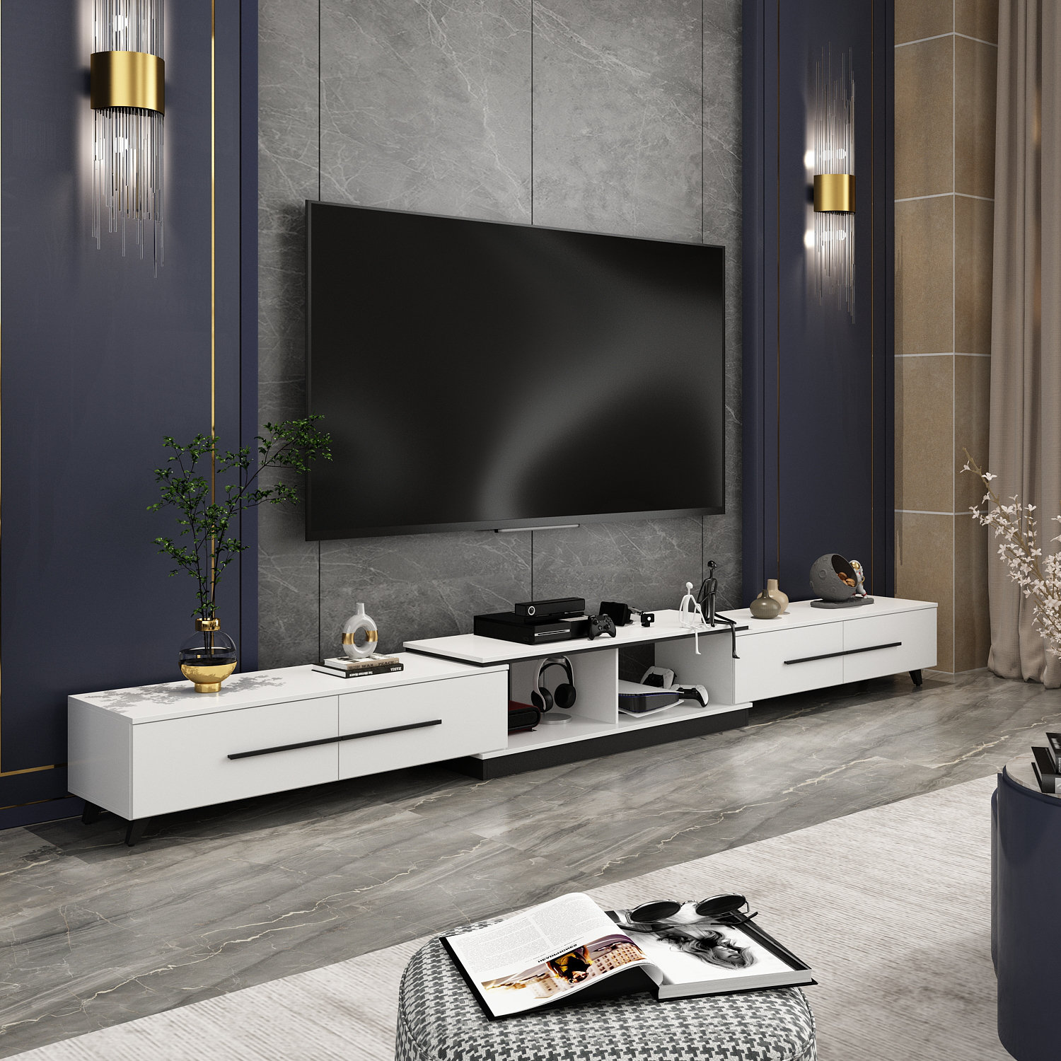 Willa Arlo Interiors Hoschton TV Stand for TVs up to 78