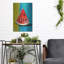 Art mural en métal luxueux «Watermelon Slice» par Andreas Magnusson, 24 po x 36 po-106420225