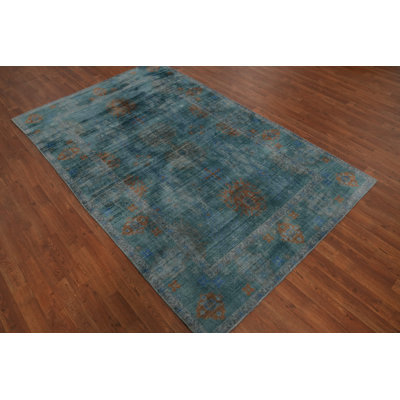 Handmade Transitional Oushak Room Size Area Rug 5x8