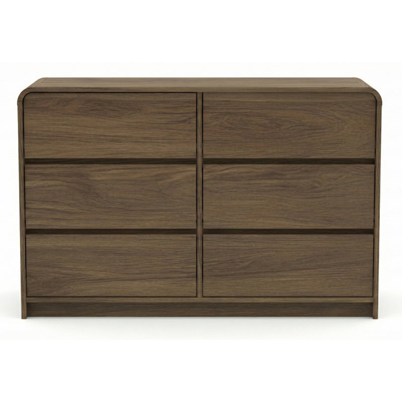 Rishel Modern 2 Pieces Bedroom Set, 2 Pcs: Dresser 6, Dresser 8