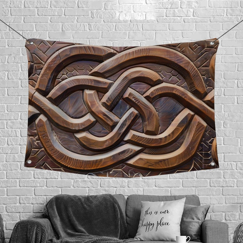 Machine Tapestry - Rod Included, 68" H x 80" W