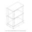 64cm 3 Shelf Toolless Assembly Shelving Unit-1401541066