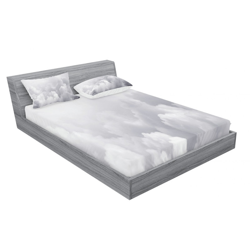 Microfiber Sheet Set, Queen Sheet Set + Fitted Sheet + 2 Pillowcases