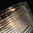 4-Light Modern Ribbed Glass Drum Pendant