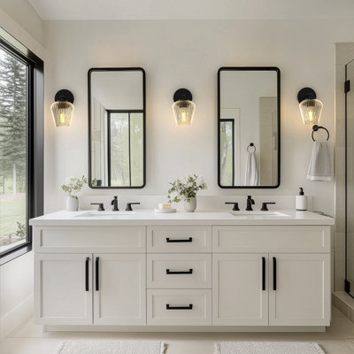 1-Light Wall Sconce Flush Mounted Pendant Lighting(3-Pack)