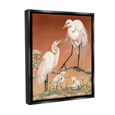 «Traditional Heron Family» par Christine Reichow sur
