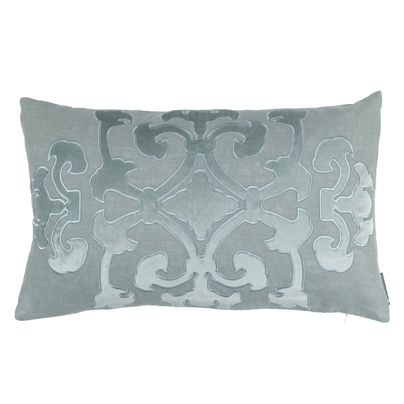 Angie Lumbar Pillow Cover & Insert, Sky