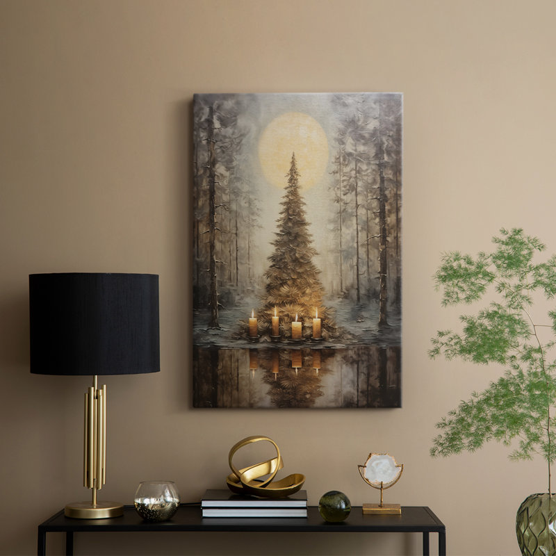 Art des Fêtes de Noël Dxxvii - galerie Cavas sur mesure, H 18 po x l 12 po