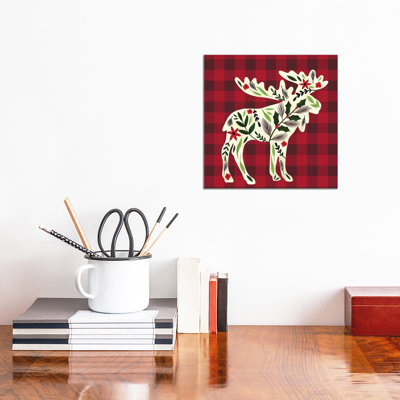 Cozy Christmas Cabin I 1 Piece Wrapped Canvas Painting