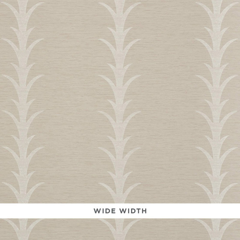 Papier peint en vinyle Schumacher x Celerie Kemble, Taupe
