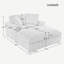 Méridienne surdimensionnée 70,9 po-838587607