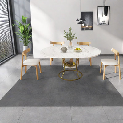 Ensembles de table de salle à manger extensible en marbre avec chaises en bois, style rustique moderne pour la maison