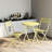 3 Piece Patio Bistro Set Of Foldable Round Table And Chairs-2021843085