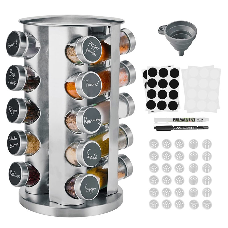 Spice Jar & Rack Set
