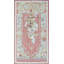 Hand-Knotted High-Quality Pink and Blue Runner