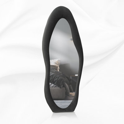 Jascha Flannel Wrapped Asymmetrical Mirror