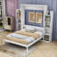 Lit escamotable avec lumières DEL et tablettes Nicara Murphy-835027260-835027262