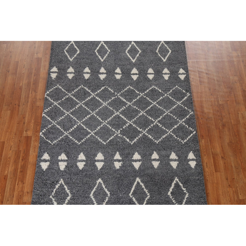 One-of-a-Kind 5' 1'' X 7' 5'' New Age Wool Area Rug in