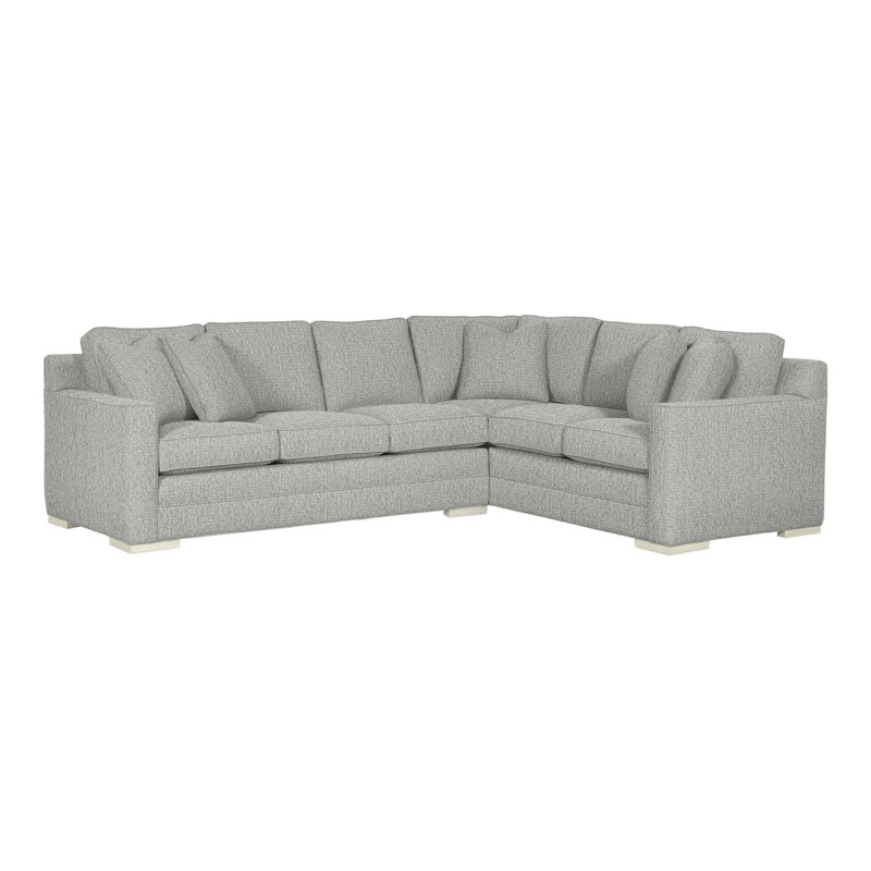 Summerton Upholstered L-Shaped Sectional Right Hand Facing, Tarbee Dove, Wrenn