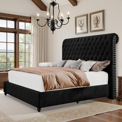 Jamileth Upholstered Sleigh Bed
