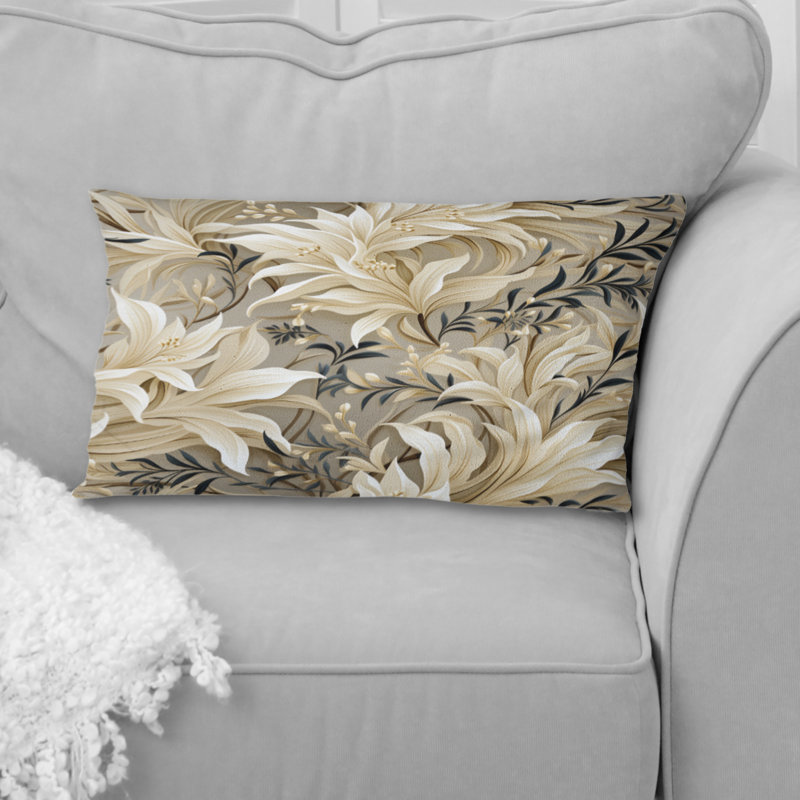 Floral Throw Pillow