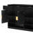 Farmhouse Sideboard With 3 Drawers & 4 Doors,59.1" Multi-Functional Storage Buffet With Adjustable Shelf And Open Storage Compartments,Black-705939540