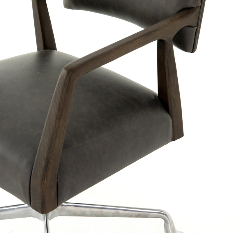 Tyler Leather Swivel Task Chair