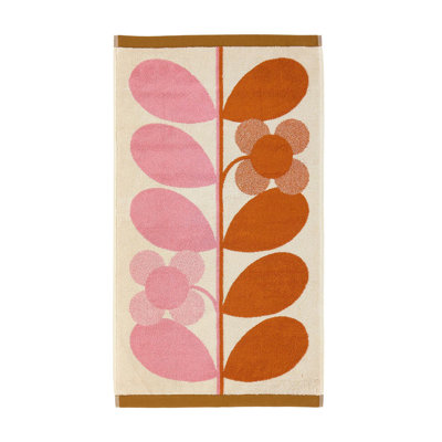 Stem Bloom Dou Blush 50x90 Hand Towel