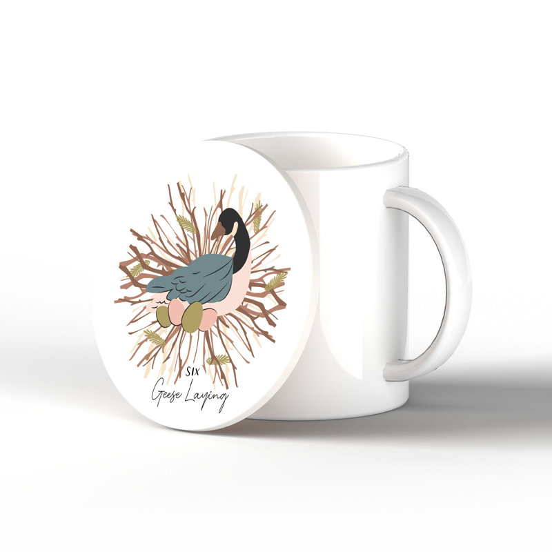 Santamaria Ceramic Round 1 Piece Coaster
