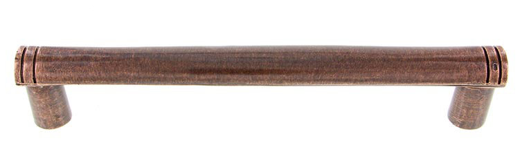 Archimedes Appliance Pull, Black, Antique Copper