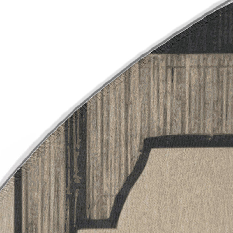 Tapis intérieur et extérieur Timeless Tribute, Rond 5 pi