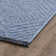 Brenly Geometric Machine Washable Non Skid Indoor Area Rug - Blue