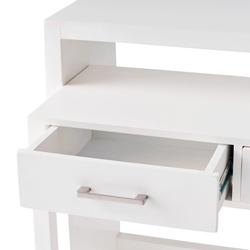 DESK WITH UPPER CONSOLE TABLE