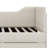 Twin Size L-Shaped Corduroy Daybed,Upholstered Bed Frame With 2 Storage Drawers-1195071822