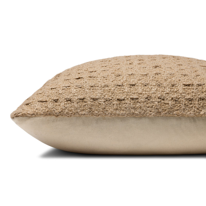 Coussin décoratif Amber Lewis x Loloi Alinah, Housse de coussin seulement - sans coussin, Tanné