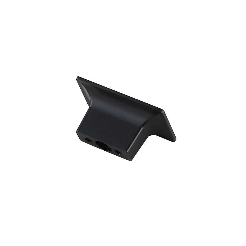 Jax 1.9" Length Rectangular Knob, Matte Black
