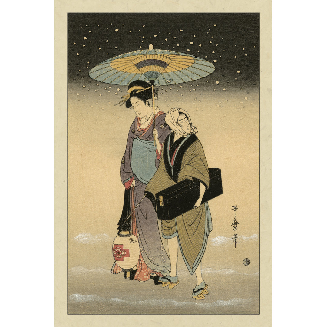 Leinwandbild Women of Japan I