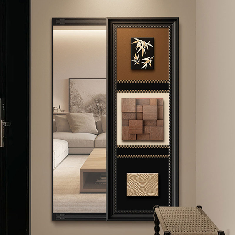 Miroir rectangulaire en plastique pleine longueur