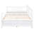 White Full Size Daybed With Firm Support Legs, Design, Multi-Purpose For Bedroom & Living Room, Extra Storage Feature White, Hardy And Long-Lasting, For Potential