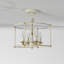 Plafonnier semi-encastré cylindrique unique 15,75 po Ashling-761808069
