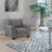 Beattie Fabric Sofa & Two Chair Set, Gray