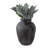 Modern Decorative Pottery Terracotta Vase With Textured Surface And Rounded Rim For Casual Home Style Accents Sleek Rustic Design Versatile Standalone Display Handmade-Look Artisan Finish-1398690862