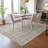 Machine Washable Indoor/Outdoor Brathwaite ACN2173 Striped Rug-1432348446