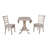 Hinerk - 2 Person Solid Wood Dual Dropleaf Dining Set-1272191215